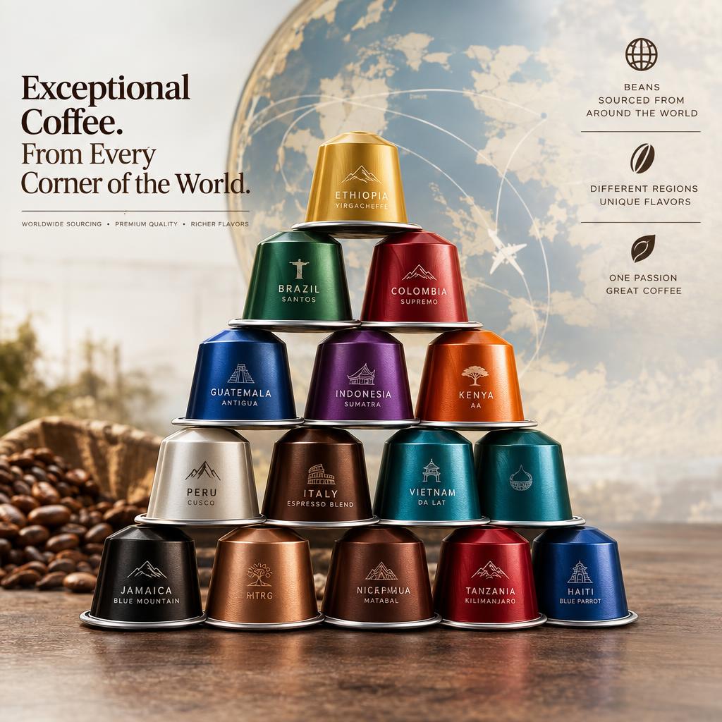 Coffee Pods – Imported from Around the World